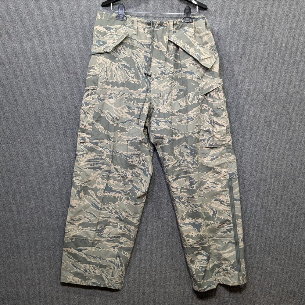 USAF APEC Trousers Gore Tex Mens Large Regular Tiger Stripe Air Force Pants